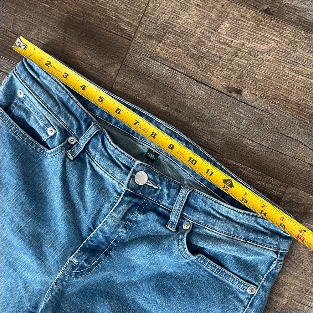 Ralph Lauren premier straight Cropped Jeans with embroidered Detail - Picture 12 of 12
